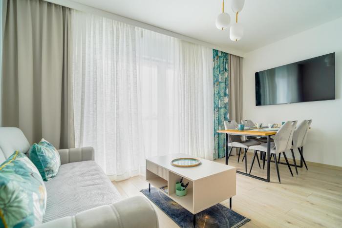 Lulu Apartments - ANNA apartament dwupokojowy 350m od plaży, parking Netflix