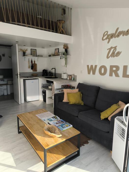 Cosy Studio Mezzanine proche plage