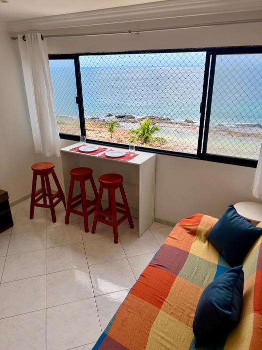 Frente Mar com Vista Incrível na Barra-Amplo 135m Família e Grupo