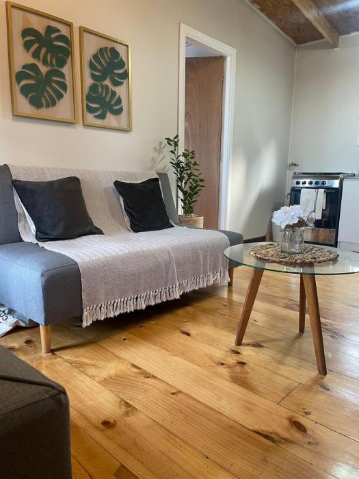 Cabaña céntrica con vista al lago