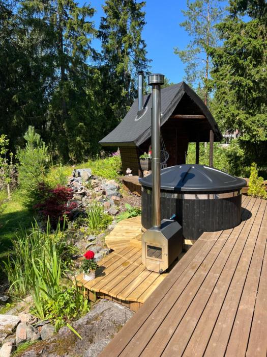 Nordic Sauna Retreat with Hot Tub