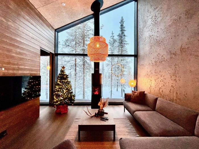 Villa Arctic Trail, Apartment A - Aurora view hot tube - Sauna - Lapland holiday
