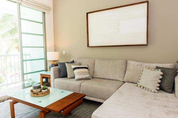 Departamento Mayan Lakes T11 - Albercas, club de playa, tenis, pádel y más