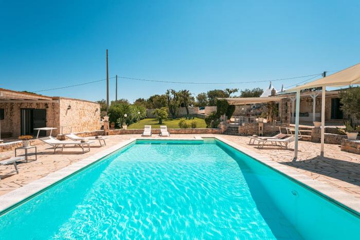 HelloAPULIA - Trulli di Leo - Private Pool, Sea View and Pet-Friendly Garden