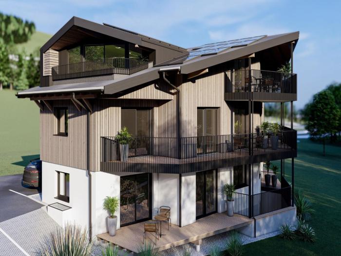 Bergzeit Apartments right on the ski slope