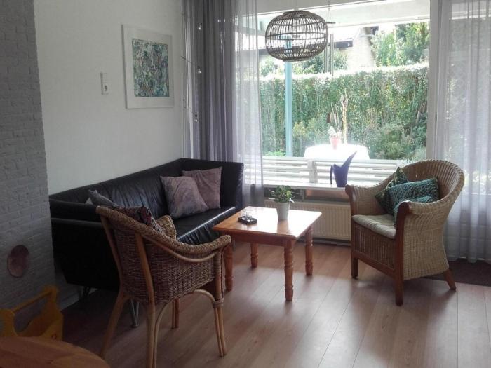 holiday home with a sunny garden