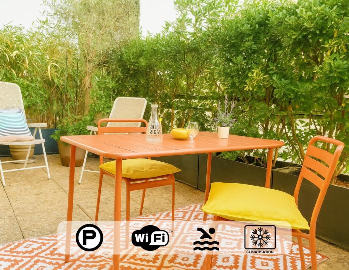 Ma place au sud Aix Terrasse Parking