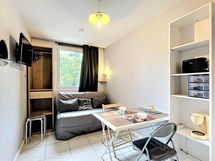 Studio lumineux ski aux pieds au Corbier - FR-1-267-234