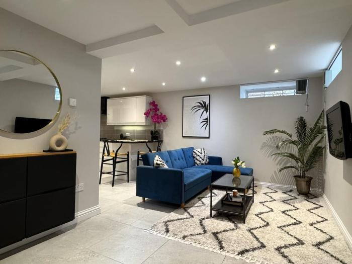 Central Bury Apartment with Private Entrance
