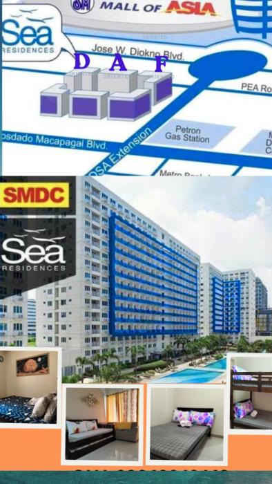 1139 Sea Residences Tower A Staycation Infront of Moa, SeaResidences Tower A , Near PICC, Smx, Arena, Dfa, Ayala Mall, World Trade, Naia123
