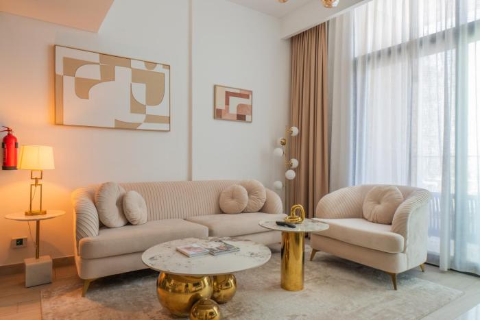 Luxuriöser Aufenthalt mit Blick auf den Burj Khalifa