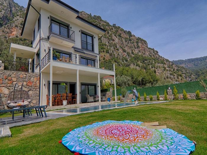 Villa with Private Pool and Sea View in Göcek, Fethiye