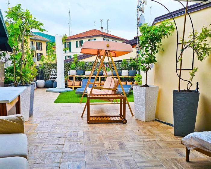 Casa Bianca Luino Terrace View