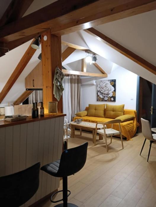 Attic in the city center