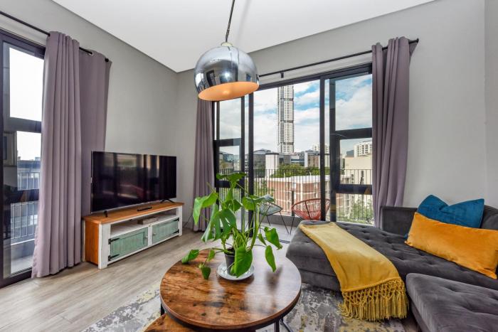 Penthouse Vibes with Panoramic Sandton Views at The Lineal