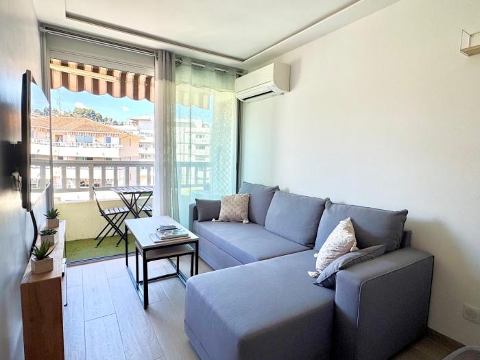 2 pièces cosy tout équipé au calme avec piscine