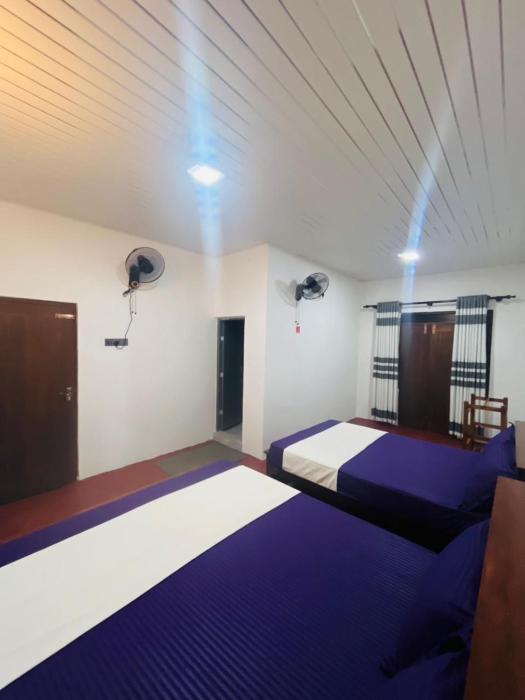AC Double bed with private bathroom