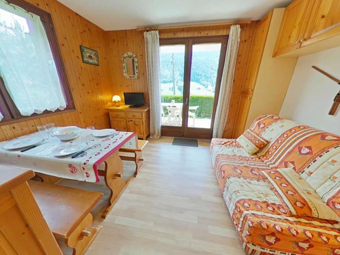 Studio avec Terrasse et Casier à Ski - Le Grand-Bornand - FR-1-241-95