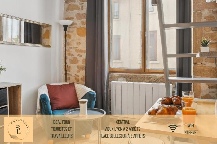 UrbanMezza Spot - Lyon Valmy - Wi-Fi & Metro