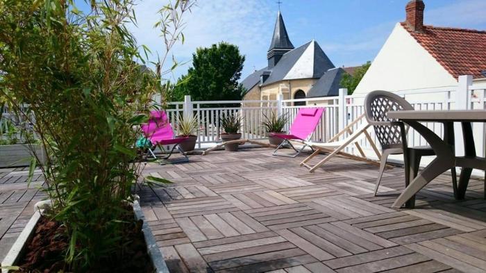 Wissant - Appartement avec grande terrasse au centre du village