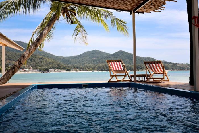 Beachfront 2BR Villa w Private Pool