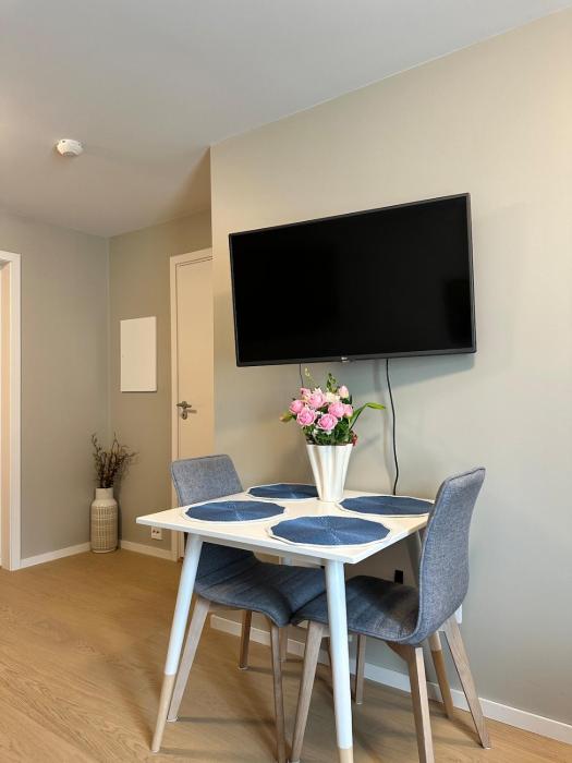 New and bright studio near Kristiansand Zoo and Kjevik airport