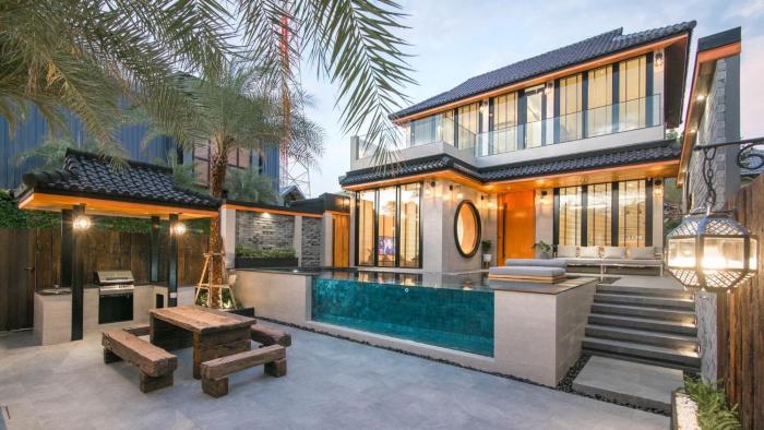 Sense Pool Villa HuaHin - 4BR&BBQ, 5 Min Walk to the Beach