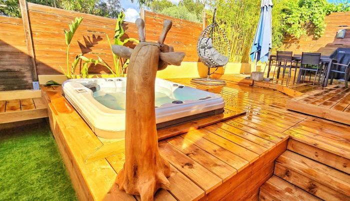 Maison Casa Milesa - Calme, Spa privatif sur demande, Parking securisé, à 12 min des plages