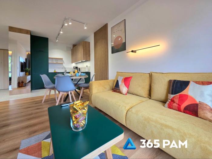 365PAM - Apartament Wiatr od Morza w Lets Sea - BASEN, JACUZZI, SAUNA, SIŁOWNIA, STREFA CHILL, PARKING W CENIE