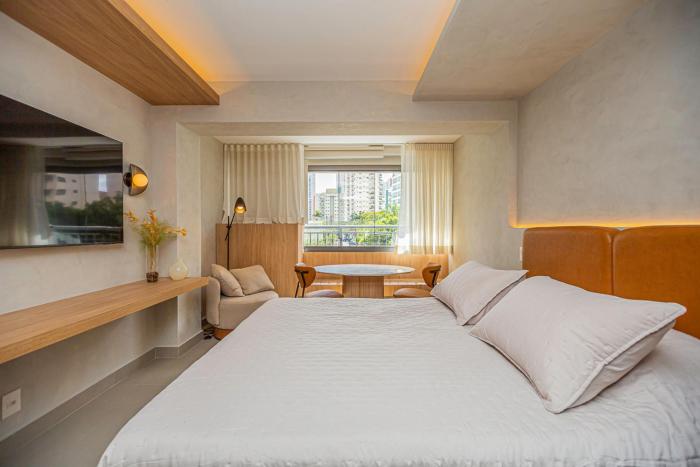 Flat c Piscina e Academia na Chacara Klabin