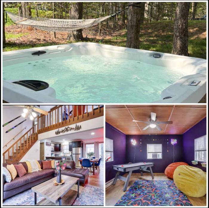 Hot tub - Game Loft & Arcade - 2 King Beds - Pet Friendly