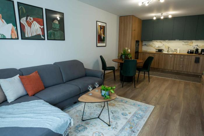 TRINAVIS In Green-Boutique Apartment, OWN PRIVATE PARKING, City Center, Entire Apartment