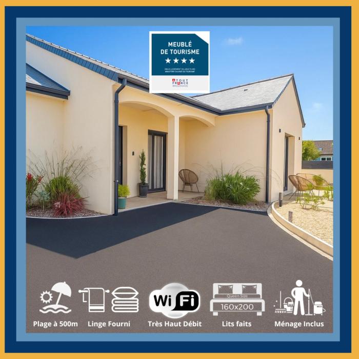 Villa Saint Mart, Saint Martin de Bréhal, 500m de la mer