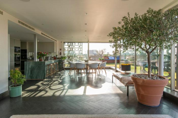 Luxury Penthouse with Roof Garden, Hot Tub, Sauna & Cold Plunge