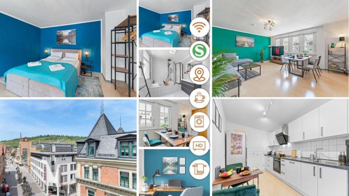 Krone - ES Bhf - 2Zi & 90m2 & 6xPrs - Balkon - 65"TV & Netflix