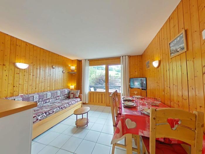 Appartement au Grand-Bornand, 4 couchages, centre station, balcon sud, proche pistes et commerces - FR-1-241-192