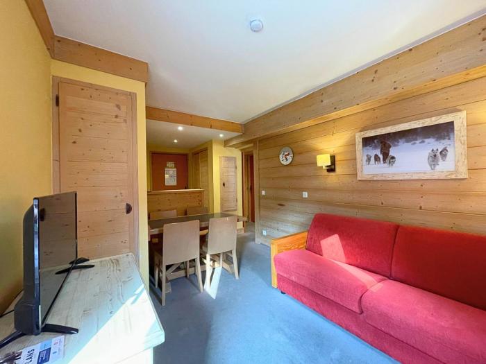 Les Menuires: 2 pièces pour 4 personnes, 34m², cuisine équipée, proche remontées mécaniques - FR-1-452-89