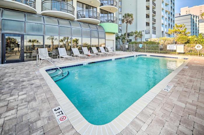 Steps to Ocean Myrtle Beach Condo with Balcony!