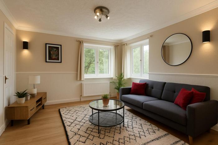 1BR Edinburgh Stay with Free Parking Sleeps 4