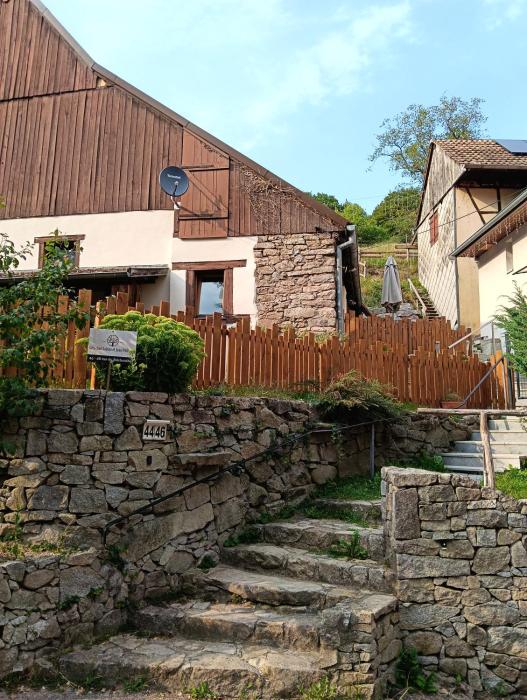 Charmant studio au calme à Murbach vue jardin, parking & Wi-Fi gratuit