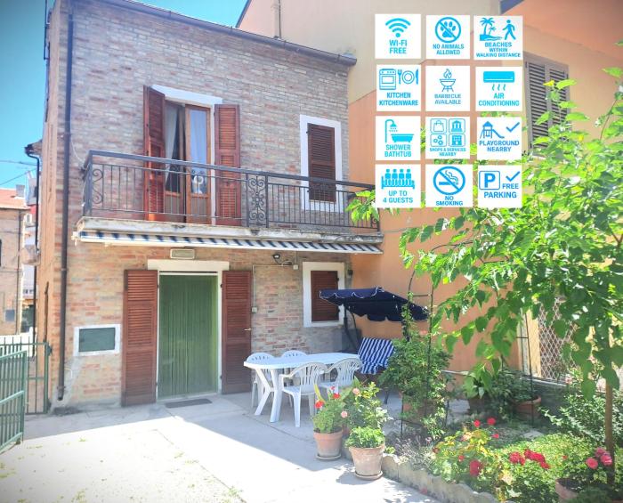 Casa con corte privata -comoda, spaziosa, vicina al mare e a tutti i servizi