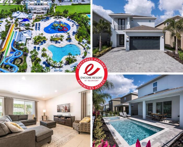 Alluring Home With Private Pool And Waterpark & Resort Access Near Disney At Encore Resorts Re- 310Pn