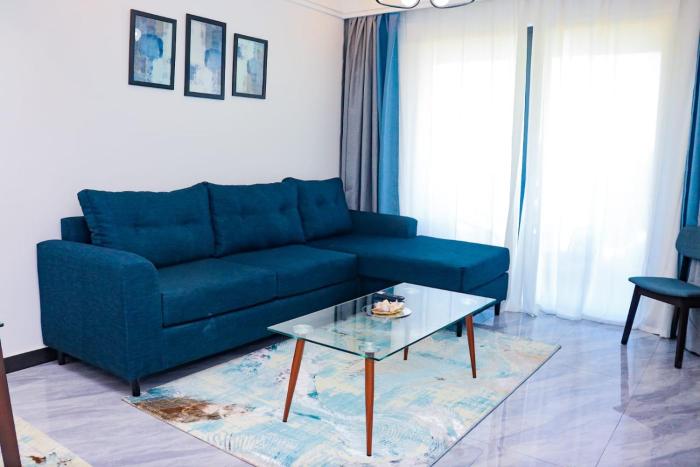 The modern executive serene suites with amazing breathtaking city views ,fully equipped gym and swimming pool and private ample parking space