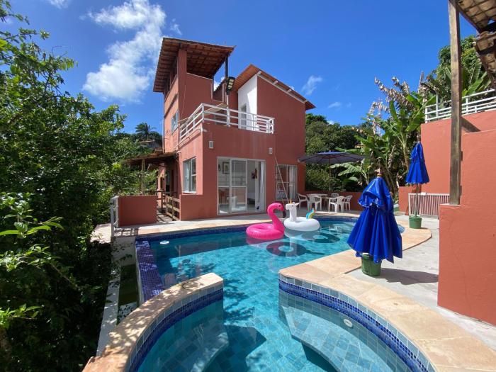 Casas Paraíso Morro Casa Familiar 4 Quartos com Churrasco e Piscina