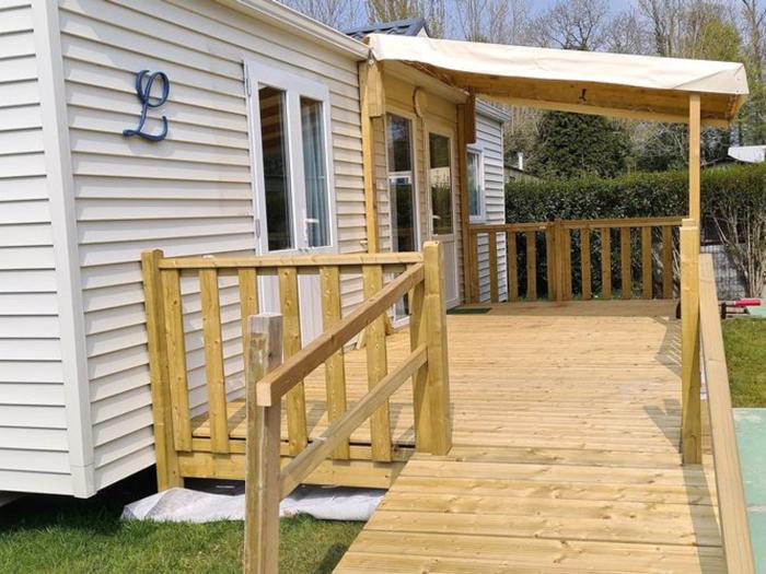 Mobil home PMR avec terrasse, 2 chambres pour 3 pers. - API-1-52-548