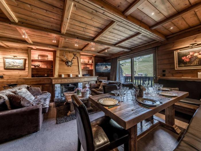 Duplex Courchevel 1850, skis aux pieds, 6 pers, parking inclus - FR-1-631-236