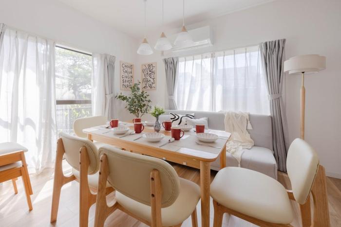 Private Nordic&Japanese Modern House HND8m Shinagawa6m 7Beds