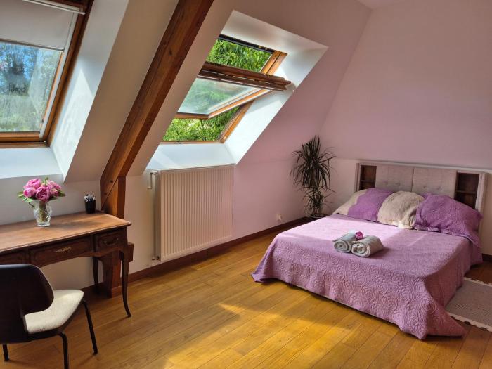 Chambre, Terrasse et Jacuzzi