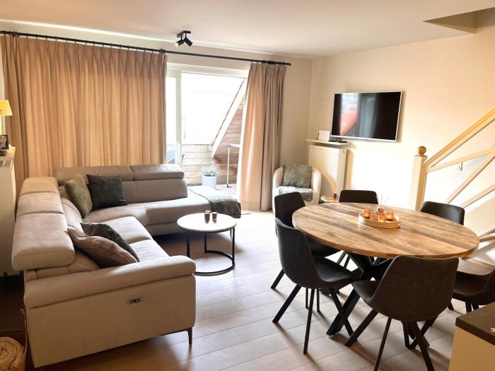 ZEEZANDPAREL Westende-Bad Gezellig 3-slaapkamer appartement