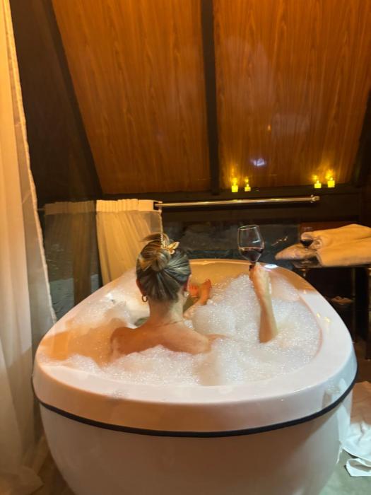 Chalés canto da mata fazenda Serramar